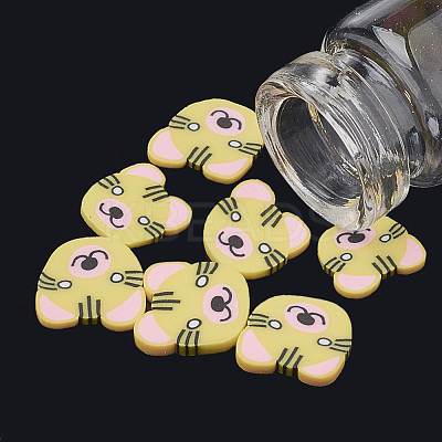 Handmade Kitten Polymer Clay Nail Art Decoration Accessories X-MRMJ-N032-12-1