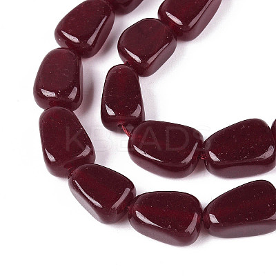Natural White Jade Beads Strands G-N354-02A-02-1