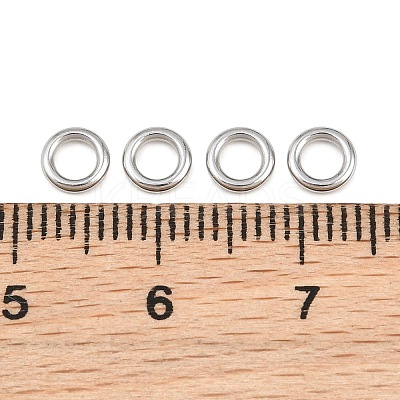 304 Stainless Steel Closed Jump Rings STAS-G393-06P-05-1