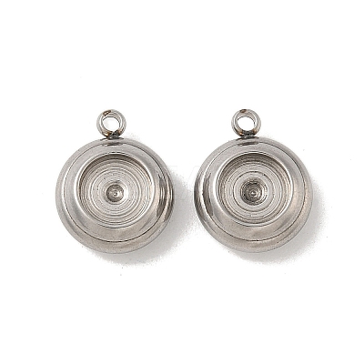 304 Stainless Steel Charms STAS-D145-01P-1