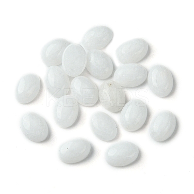 Natural White Jade Cabochons G-A094-01B-13-1