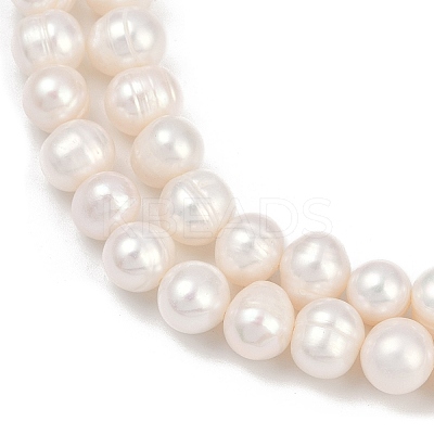 Natural Cultured Freshwater Pearl Beads Strands PEAR-I007-07X-09A-1