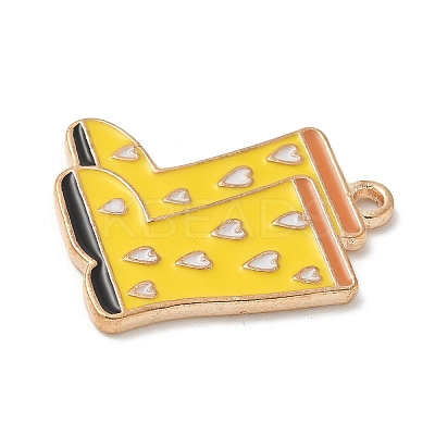 Thanksgiving Day Alloy Pendants LS-ENAM-R007-01G-02-1
