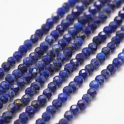 Natural Lapis Lazuli Bead Strands G-P279-53-2mm-1