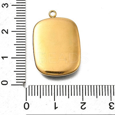 304 Stainless Steel Pave Natural Paua Shell Pendants STAS-Z125-01I-G-1