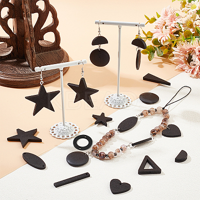 DIY Jewelry Making Finding Kit WOOD-PH0002-46-1
