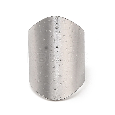 Non-Tarnish 304 Stainless Steel Open Cuff Ring LS-RJEW-Z015-04P-1