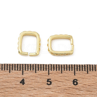Brass Ice Pick Pinch Bails KK-CBADC51-10G-1