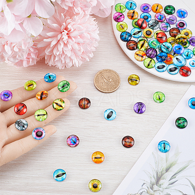 1 Bag Glass Doll Eyes Cabochons DIY-GF0008-70C-1