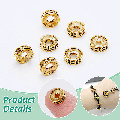 4 Sets Alloy Beads FIND-PH0024-19-1