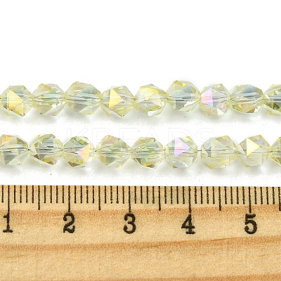 Electroplate Glass Beads Strands EGLA-K061-07A-FR03-1