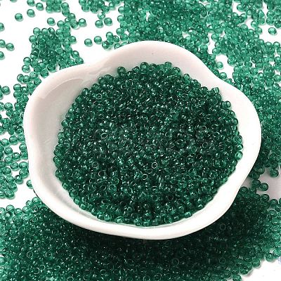 Transparent Colours Glass Round Seed Beads SEED-B001-06A-09-1