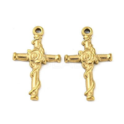 Ion Plating(IP) 304 Stainless Steel Pendants STAS-P341-16E-G-1