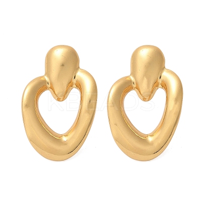 304 Stainless Steel Stud Earrings for Women EJEW-U047-04G-1