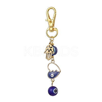 Alloy Enamel Pendant Decorations HJEW-JM01677-03-1