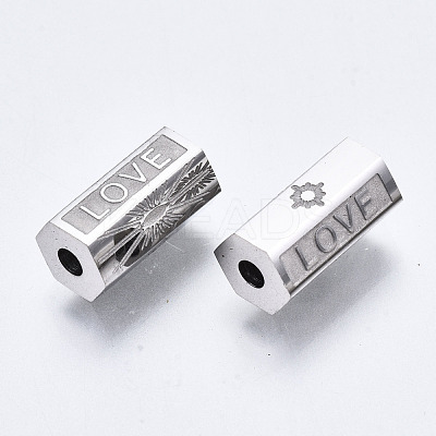 Tarnish Resistant 304 Stainless Steel Beads STAS-S116-310P-1