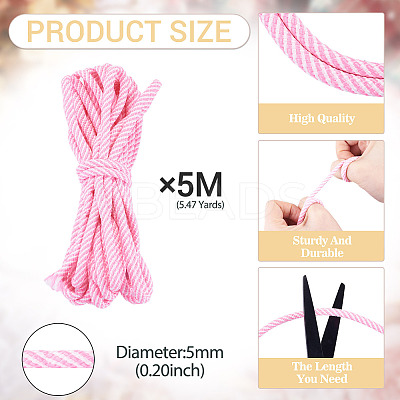 5M Polyester Twisted Round Cord OCOR-TA0003-90A-1