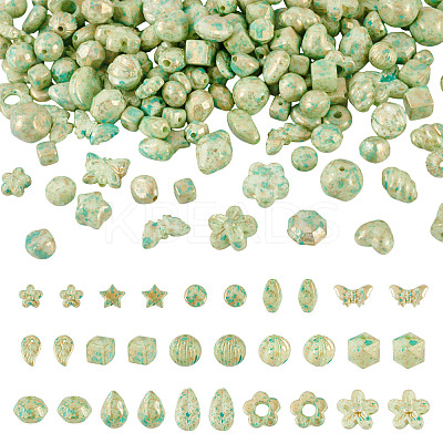 100G Opaque Acrylic Beads FIND-TA0008-40-1