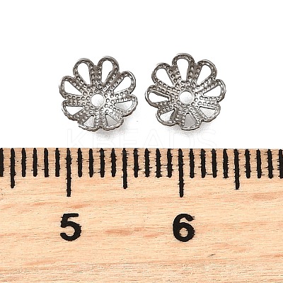304 Stainless Steel Bead Caps LS-STAS-B087-10A-P-1