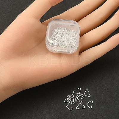 100Pcs Iron Triangle Rings IFIN-YW0001-80-1