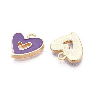 Alloy Enamel Pendants PALLOY-T092-27G-06-1