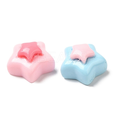 Cartoon Opaque Resin Cabochons RESI-C039-01M-1