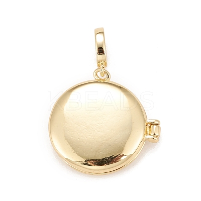 Mother's Day Brass Micro Pave Cubic Zirconia Locket Pendants KK-A161-45G-1