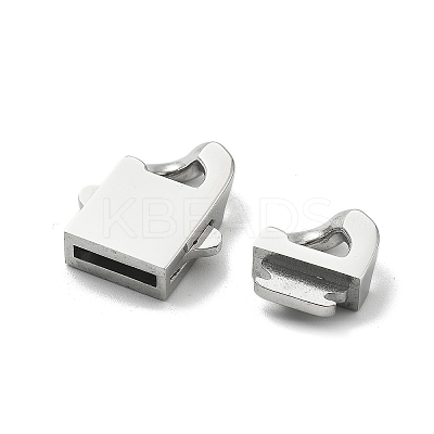 304 Stainless Steel Bayonet Clasps STAS-B082-01D-P-1