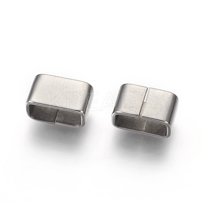 Non-Tarnish 201 Stainless Steel Slide Charms X-STAS-G187-30P-1