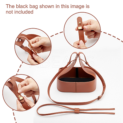 Imitation Leather Bag Handles Kit DIY-WH0258-62C-1