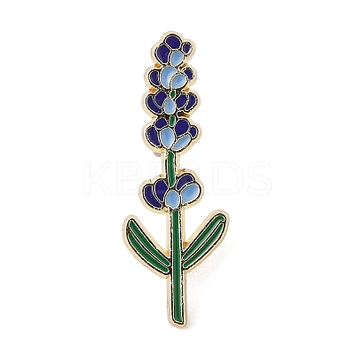 Cartoon Lavender Alloy Enamel Pins Brooches for Backpack Clothes JEWB-S028-10A-1