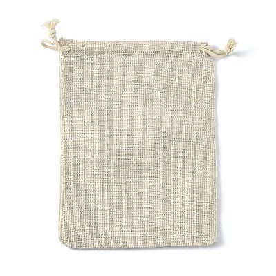Cotton Packing Pouches Drawstring Bags ABAG-R011-13x18-1