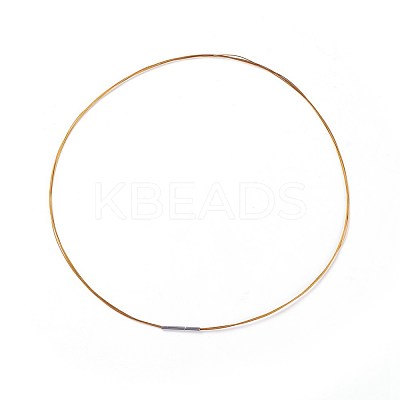 Steel Wire Necklace Making MAK-I011-08-1