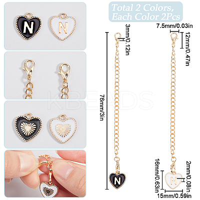 2 Sets Alloy Enamel Cup Pendant Decorations HJEW-SC0001-56N-1