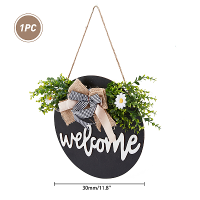 Wooden Ornaments HJEW-WH0006-43-1
