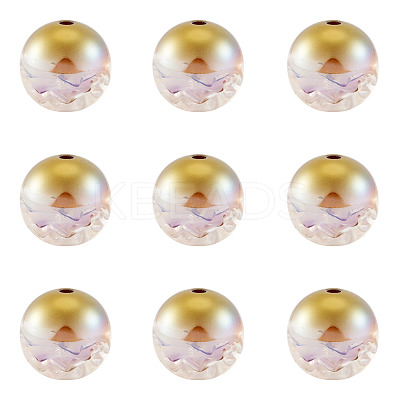 10Pcs Resin Beads PACR-TA0001-33G-1