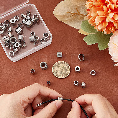 54Pcs 9 Style 201 & 304 Stainless Steel Beads STAS-UN0048-89-1