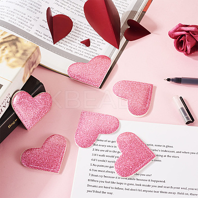 Glitter PU Lerther Bookmark AJEW-TAC0040-03D-1