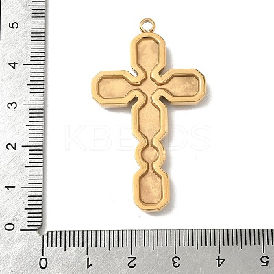 304 Stainless Steel Rhinestone Pendants Ion Plating(IP) STAS-V015-04B-G-1