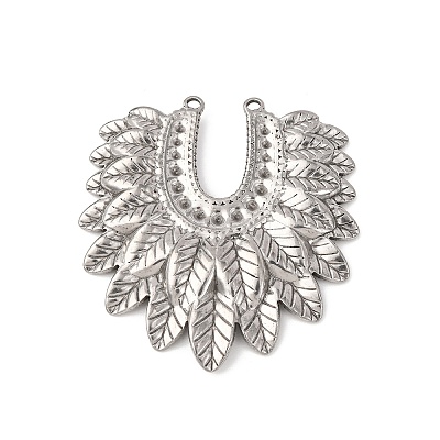 304 Stainless Steel Pendant Rhinestone Settings STAS-D129-07P-1