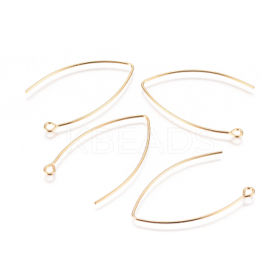PVD Vacuum Plating 304 Stainless Steel Earring Hooks STAS-I120-23B-G-1