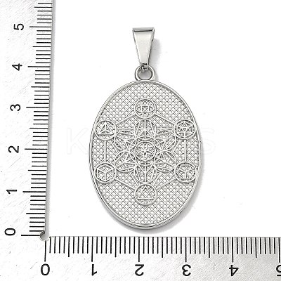 Religion Theme 304 Stainless Steel Pendants STAS-F336-06E-P-1