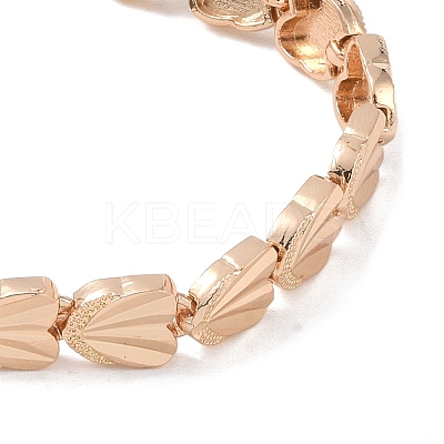 Brass Link Chain Bracelets for Women Men BJEW-P324-01B-KCG-1