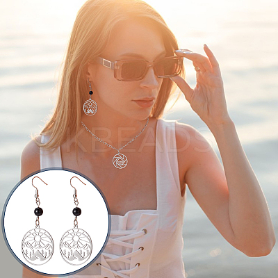 16Pcs 4 Styles 201 Stainless Steel Pendants STAS-UN0061-14-1