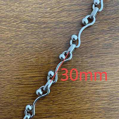 304 Stainless Steel Link Chains CHS-H025-23P-1