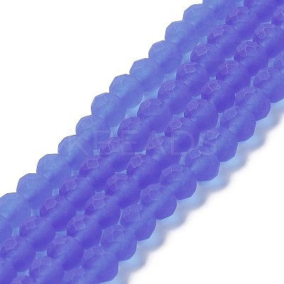 Transparent Glass Beads Strands X1-EGLA-A034-T8mm-MD31-1