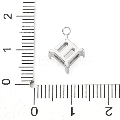 304 Stainless Steel Rhinestone Claw Settings STAS-U042-03B-P-1