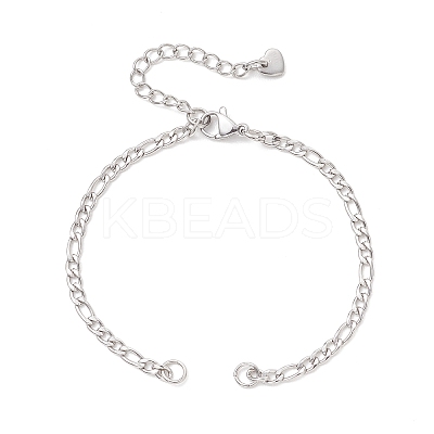 304 Stainless Steel Chain Bracelet Making AJEW-JB01539-1