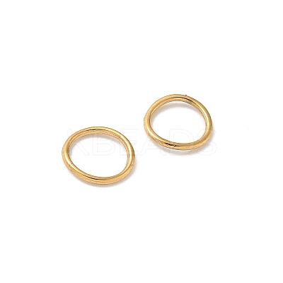 304 Stainless Steel Closed Jump Rings X-STAS-L300-001G-1