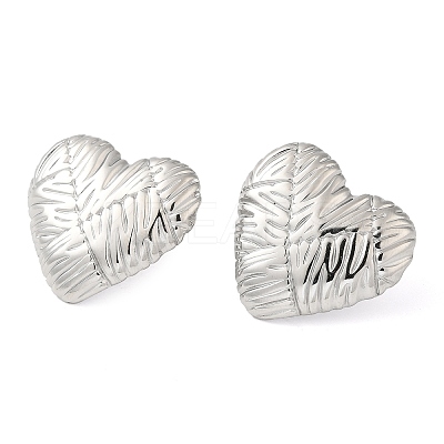 Non-Tarnish 304 Stainless Steel Stud Earrings EJEW-G364-21P-1